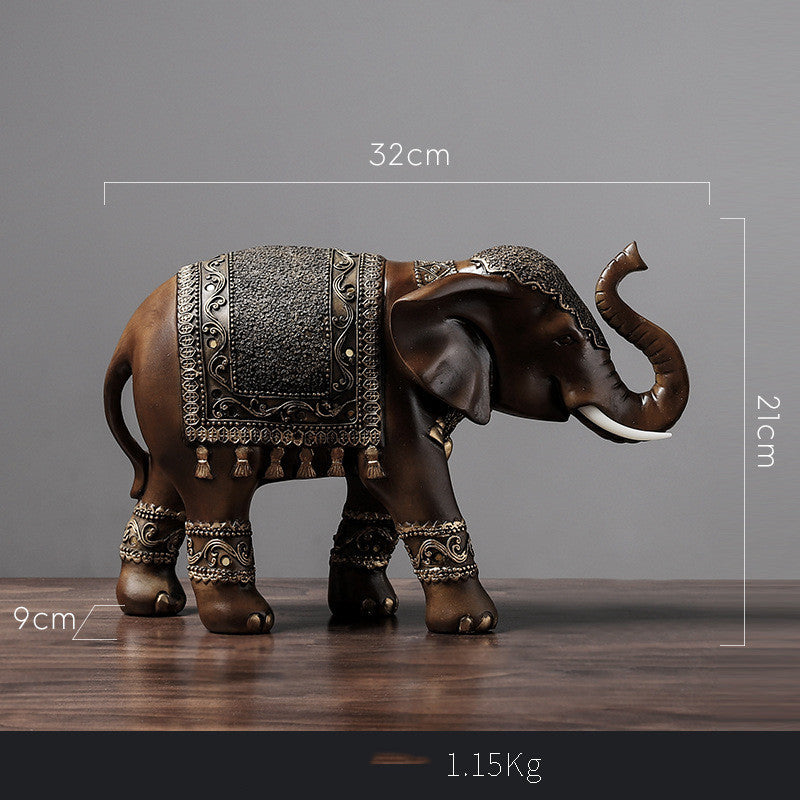 Elephant Resin Decoration Creative Home