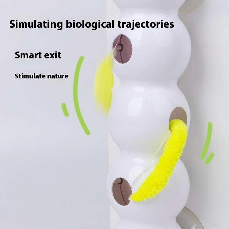 Teasing Cat Toy Automatic Pes Toy With Tail Motion Activated Kitten Rechargeable Smart Interactive Cat Toy