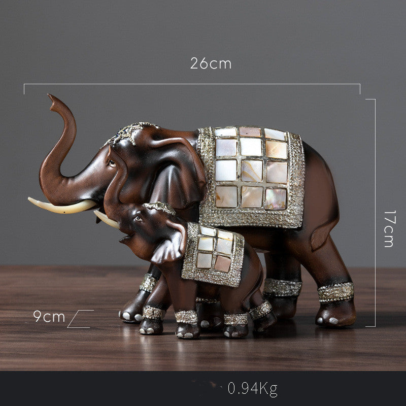 Elephant Resin Decoration Creative Home