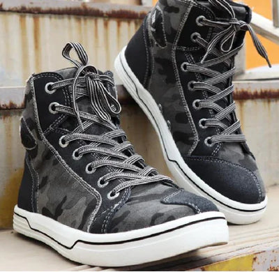 Men's Motorcycle Casual Riding Boots.